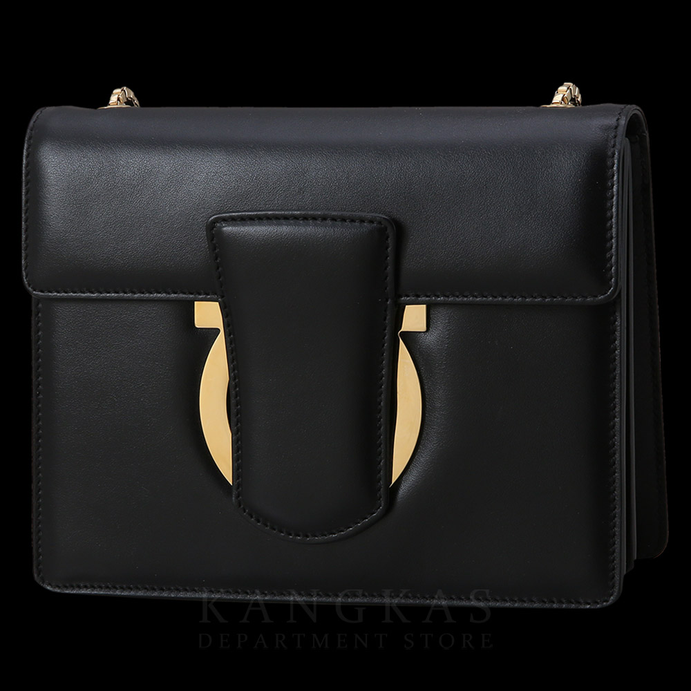 FERRAGAMO(USED)페레가모 간치니 체인 플랩백